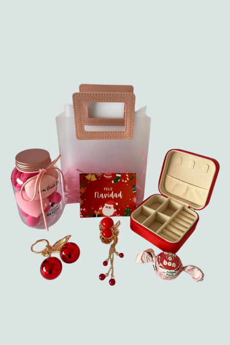 Bolsa de regalo con accesorios femeninos Florita Bonita