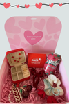 Regalo romántico con joyería y bebida Florita Bonita