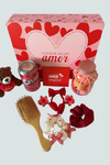 Box Colección Amor con accesorios de belleza y bebida Florita Bonita
