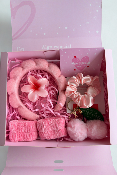 Box de Regalo con colet satinado - Florita Bonita