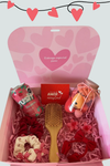 Caja de regalo con peine de bambú y esponjas de maquillaje Florita Bonita
