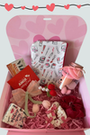 Caja de regalo aniversario con neceser y accesorios Florita Bonita
