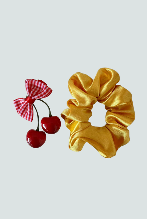 Colet satinado amarillo luminoso y cómodo - Florita Bonita