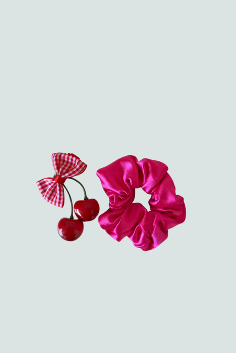 Colet satinado color fucsia elegante y brillante - Florita Bonita