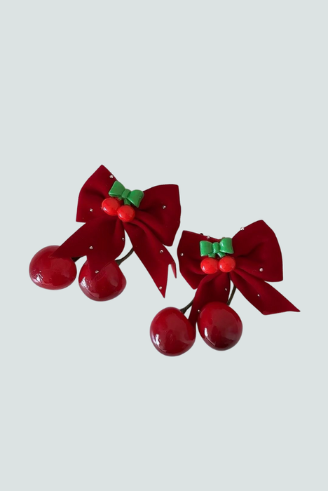 Un par de ganchitos para niñas - Florita Bonita