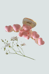 Pinza de garra para el cabello modelo corazón - Florita Bonita