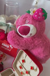 Bolsa de regalo amor premium con vino, peluche y accesorios Florita Bonita